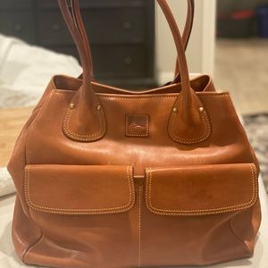 Dooney and Burke calf leather handbag